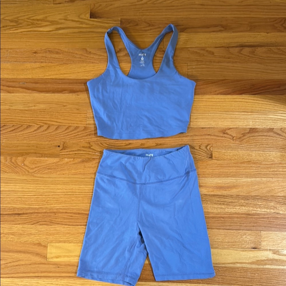 MATE the Label Organic Stretch Racer Tank and Shorts